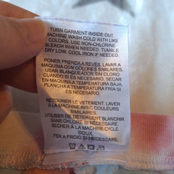 Barbie 2 Piece Tie Dye Unicorn Pjammy Lounge Sleep Set Size 10 100% Cotton - Picture 11 of 11